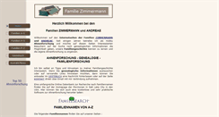 Desktop Screenshot of familie-zimmermann.de